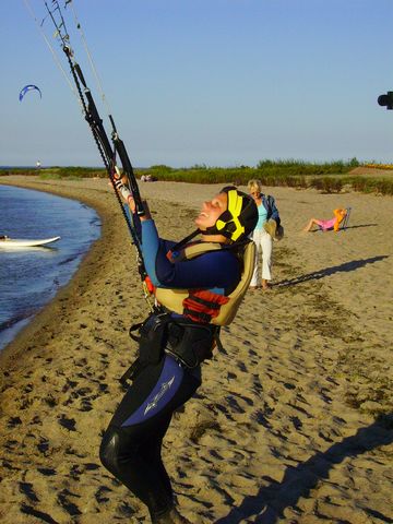 Rewa - nauka kitesurfingu